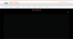 Desktop Screenshot of iresolvefitnessclub.com